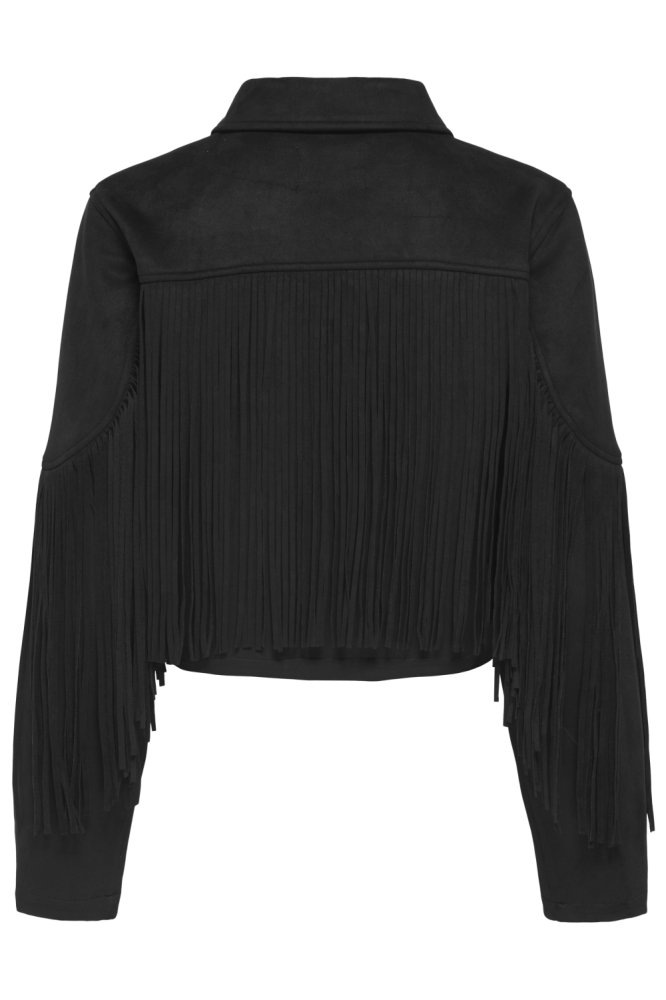ONLDIANE LIFE FAUX SUEDE FRINGES OT 15354896 BLACK